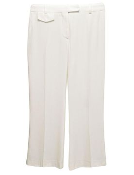 Alexander McQueen White Trousers