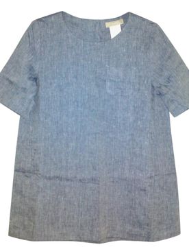 Max Mara Gray Summer Linen Tunic