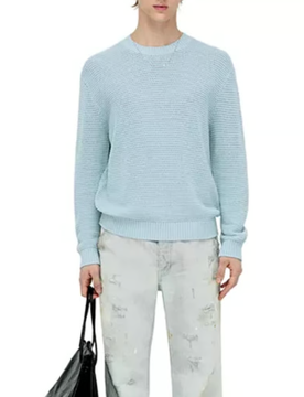 Frame Textured Wool-Blend Sweater