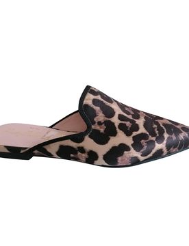 Leopard print ella dancer mules