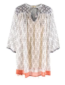 Roberta Roller Rabbit ornate-print cotton tunic