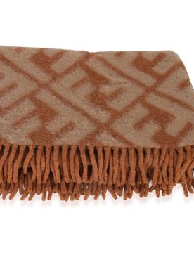Fendi Alpaca Wool FF Throw