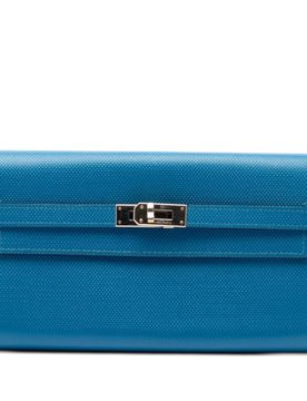 Grain d H Kelly Longue Wallet