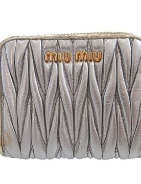 Matelasse Nappa Coin Pouch
