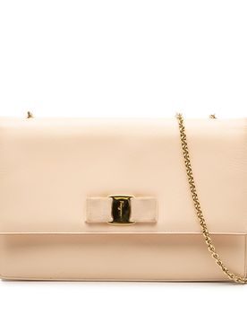 Medium Leather Vara Ginny Crossbody