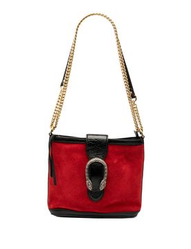 Suede Dionysus Bucket Bag