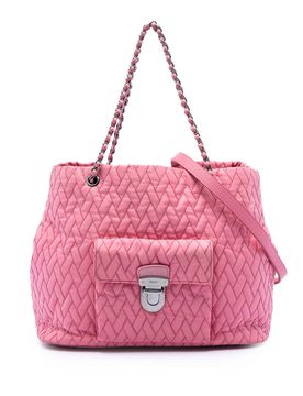 Impuntu Tessuto Chain Tote
