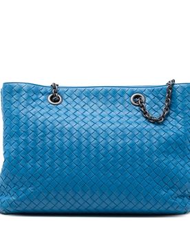 Medium Nappa Intrecciato Double Chain Tote