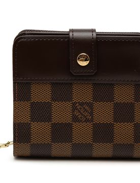 Damier Ebene Compact Zip Wallet