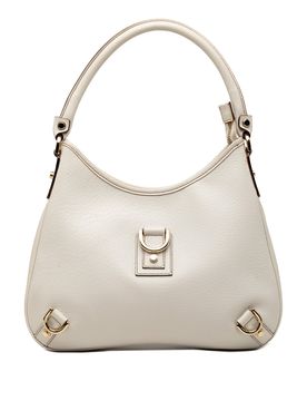 Calfskin Abbey D Ring Shoulder Bag