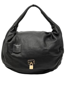 Leather Padlock Calle Hobo