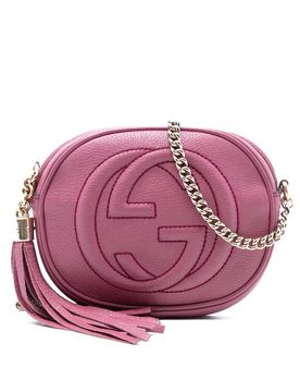 Mini Pebbled Calfskin Soho Chain Crossbody