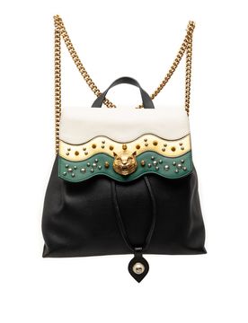 Leather Studded Animalier Malin Backpack