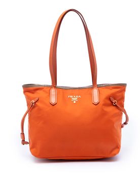Saffiano Trimmed Tessuto Open Tote