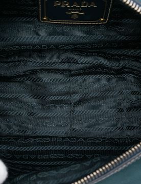 Tessuto Canapa Logo Shoulder Bag