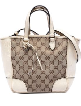 Small GG Canvas Bree Satchel