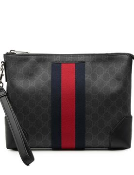 GG Supreme Web Clutch