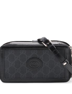 GG Supreme Interlocking G Crossbody