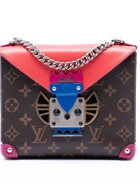 Monogram Tribal Mask Pochette PM