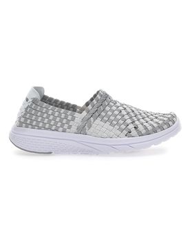 Sneakers Slip-on 640 Bianche e Grigie 37