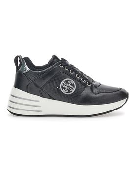 Sneakers con Zeppa 222761 Nere 39