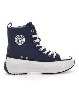 Sneakers con Zeppa Interna 55602 Nere 37