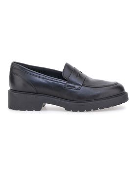 Mocassino nero con suola carrarmato 842120 36