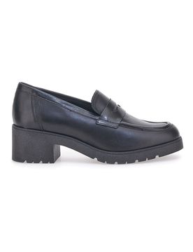 Mocassino in Pelle Nera 85035 36