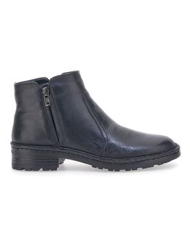 Ankle Boots in Vera Pelle Pittarello 379063 Neri 38