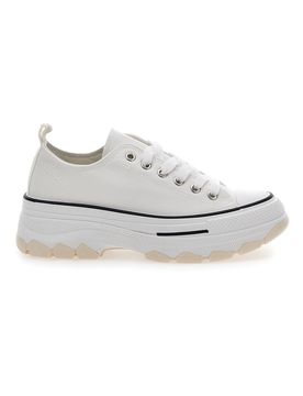 Sneakers con Platform Bianche 240 37