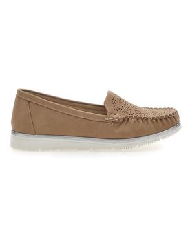 Mocassini Khaki Con Tomaia Traforata 04 39