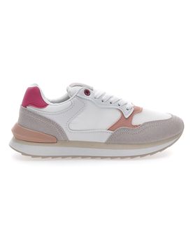 Sneakers Bianche con Lacci da Donna 815 36