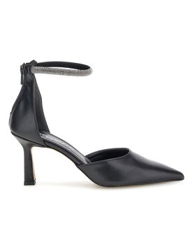 Décolleté nere con cinturino 709 38