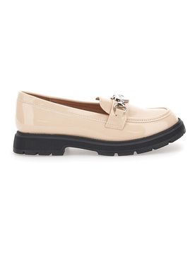 Mocassini beige con morsetto 39P241W 33