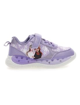 Sneakers lilla con luci D13069MC 28