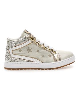 Sneakers alte oro con glitter e stelle AG1751016519 31