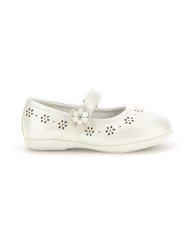 Ballerine Bianche con Fiori Traforati E510 27