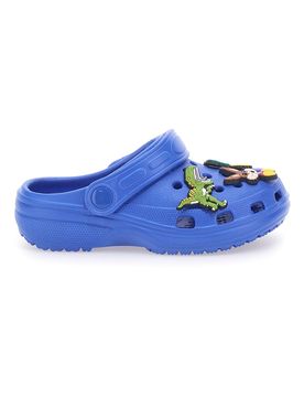 Ciabatte Blu Traforate con Charms Applicati 18512 29