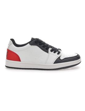 Sneakers Bianche e Rosse Casual 715 44