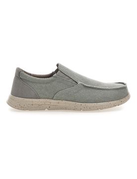 Mocassini da uomo grigio in tessuto PK6243D 44
