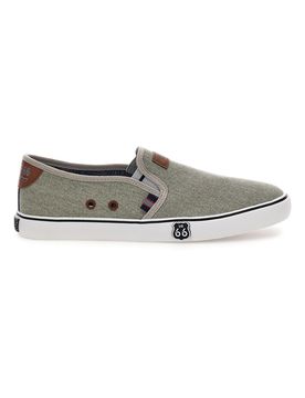 Sneakers verdi slip-on RO01805 44