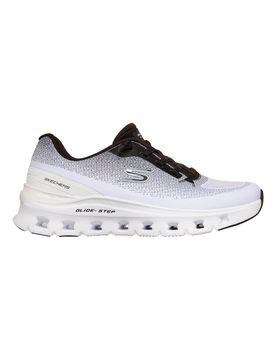 Sneakers bianche e nere con memory foam Glide-step pro soft mirage 39