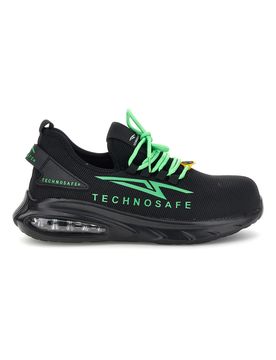 Scarpa Antinfortunistica Sneaker Nera e Verde TSS2048 S1P 42