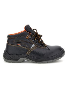 Scarpa Antinfortunistica Nera con Dettagli Arancio TSS2001 S1P 45