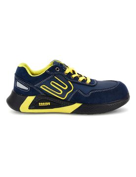 Scarpa Antinfortunistica Sneaker Blu e Gialla Blue Star BS180 42