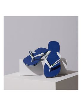 Ciabatte Infradito Brasil Logo Blu 43/44