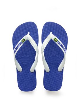 Ciabatte Infradito Blu Brasil Logo 39/40