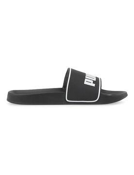 Ciabatte nere con logo bianco Leadcat 2.0 43
