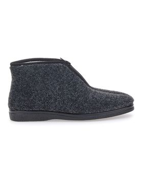 Pantofole nere con cerniera CA249 44
