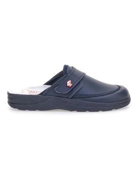Ciabatte in Pelle 1668 Blu 43